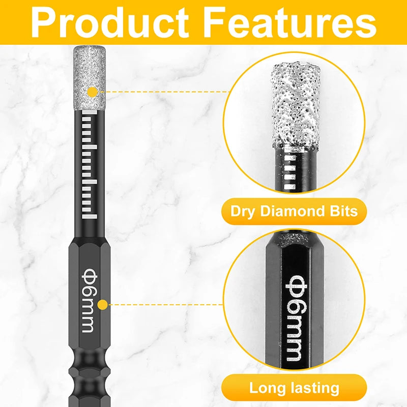 Diamond Drill Bit - 6mm - Multi Packs