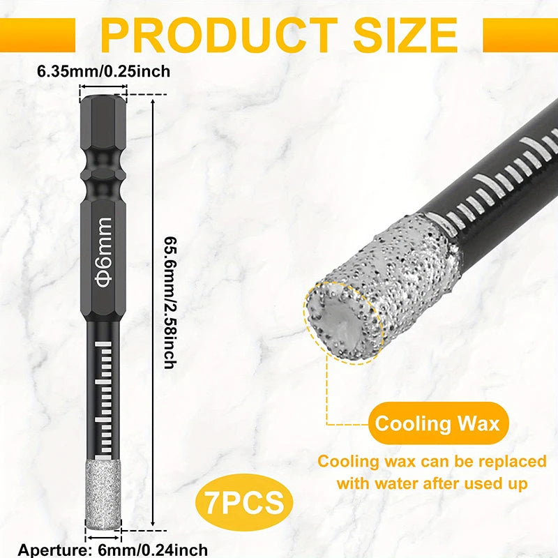 Diamond Drill Bit - 6mm - Multi Packs