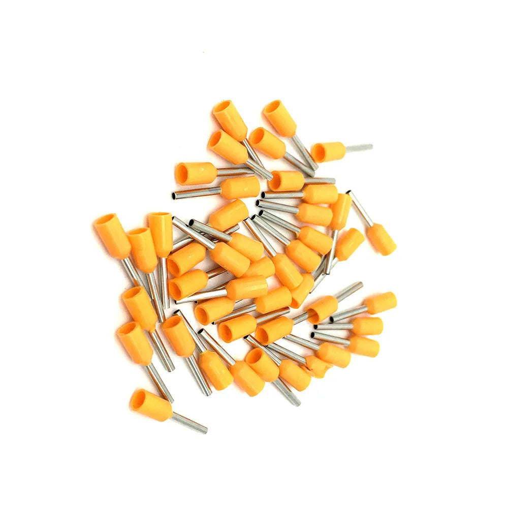 1000pcs Insulated Ferrule Terminal Blocks – E0508 to E2508 Electrical Wire Connectors - iMate Devices