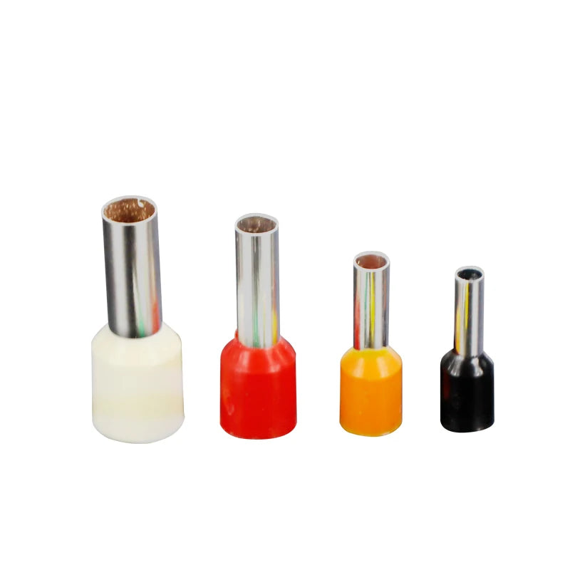 1000pcs Insulated Ferrule Terminal Blocks – E0508 to E2508 Electrical Wire Connectors - iMate Devices
