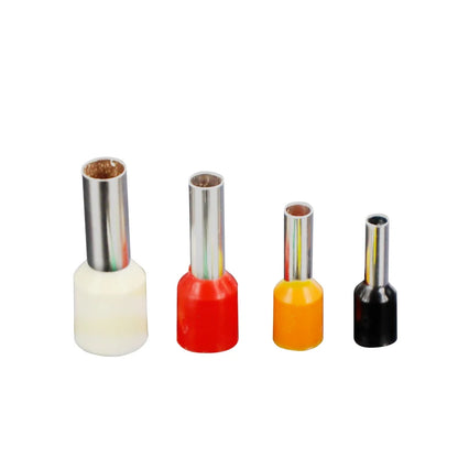 1000pcs Insulated Ferrule Terminal Blocks – E0508 to E2508 Electrical Wire Connectors - iMate Devices