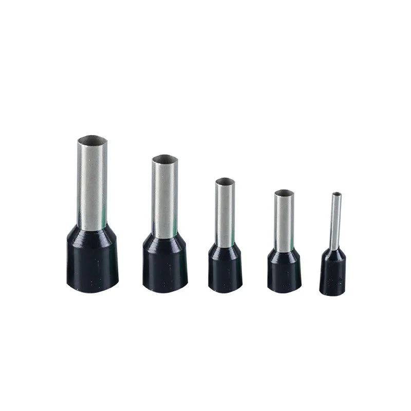 1000pcs Insulated Ferrule Terminal Blocks – E0508 to E2508 Electrical Wire Connectors - iMate Devices