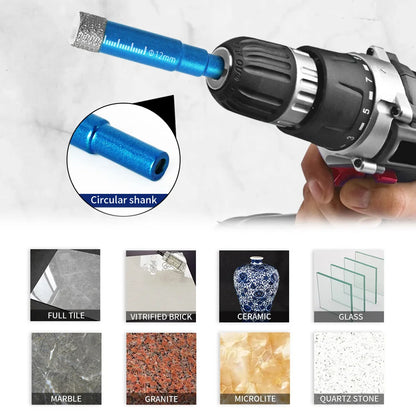 Diamond Dry Drilling Bit 1Pc 5-16mm Round Shank