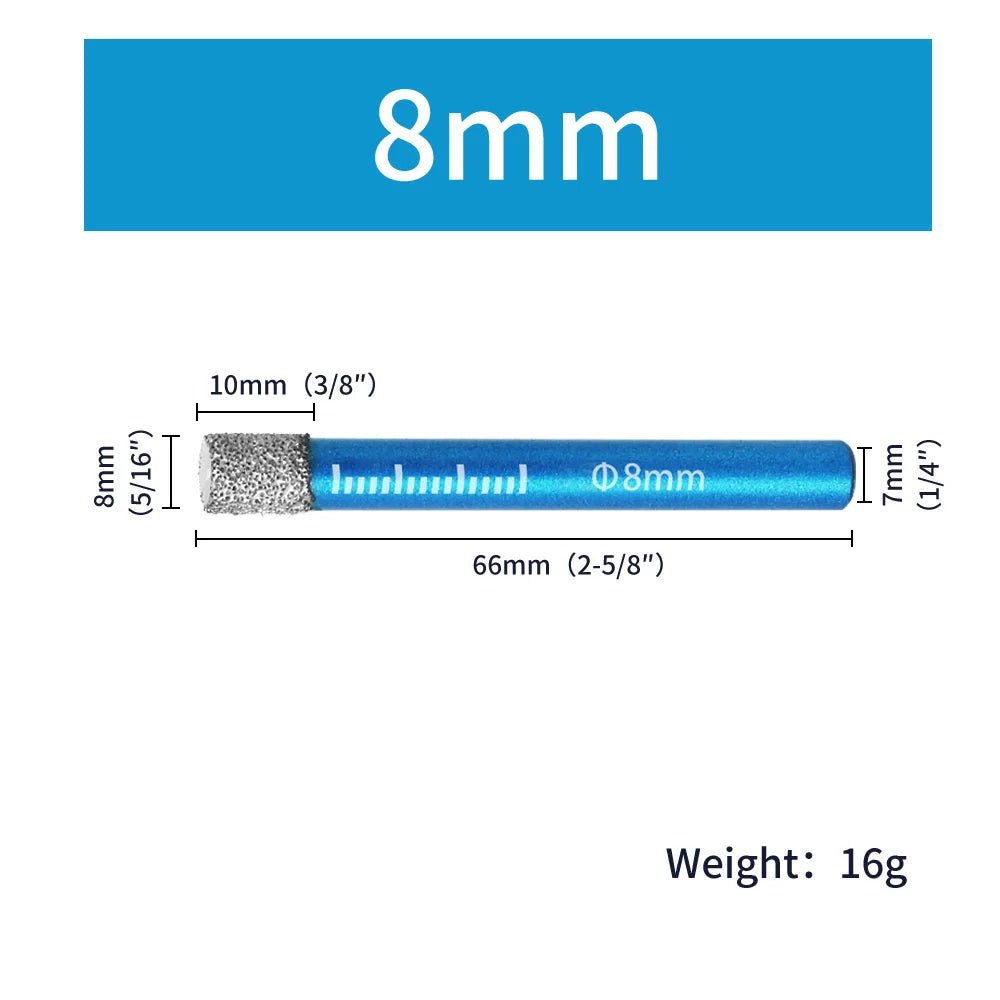 Diamond Dry Drilling Bit 1Pc 5-16mm Round Shank