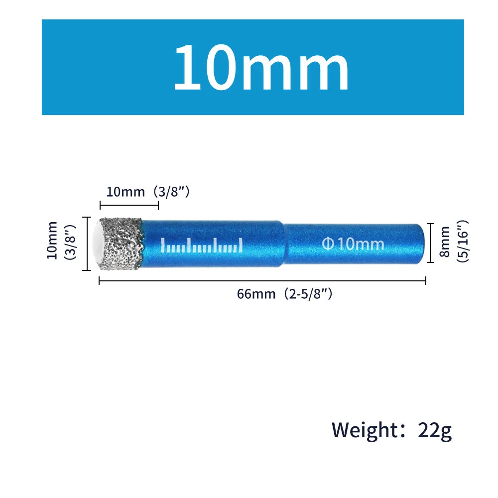 Diamond Dry Drilling Bit 1Pc 5-16mm Round Shank