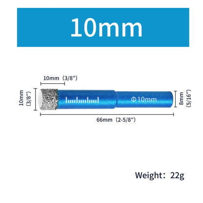 Diamond Dry Drilling Bit 1Pc 5-16mm Round Shank