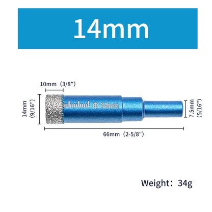 Diamond Dry Drilling Bit 1Pc 5-16mm Round Shank