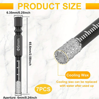 Diamond Drill Bit - 6mm - Multi Packs